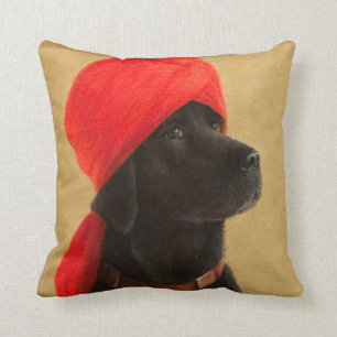 Pensive Maharaja 2010 Throw Pillow