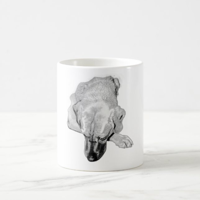 Pensive Pup Morning Mug (Center)
