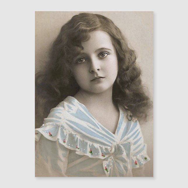 Pensive Vintage Girl (Front)
