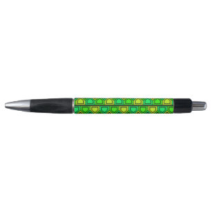 Penta Pattern - Green Pen