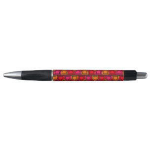Penta Pattern - Red Pen