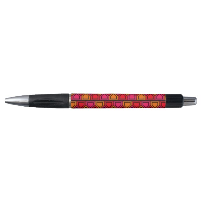 Penta Pattern - Red Pen (Front)