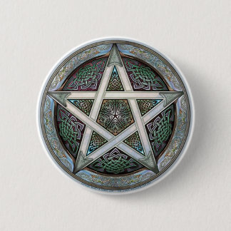 Pentacle 2 Inch Round Button
