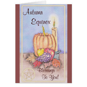 Pentacle des Bénédictions de Mabon à l'automne
