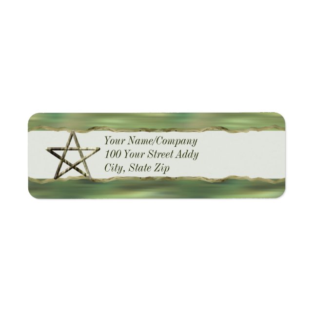 Pentacle en bois (Devant)