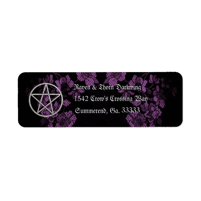 Pentacle Mariage/jeûne éternelle Lavendar Ste (Devant)