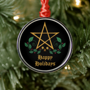 Pentacle  metal ornament