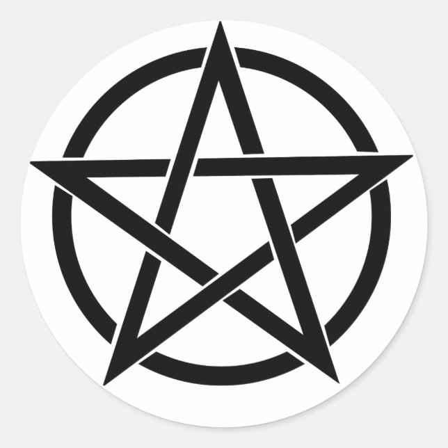 Pentacle Round Sticker (Front)