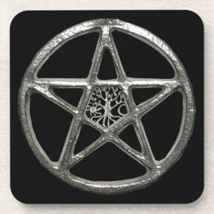 Pentacle Tree Of Life Coasters