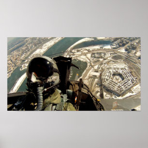 Pentagon Flyover Poster