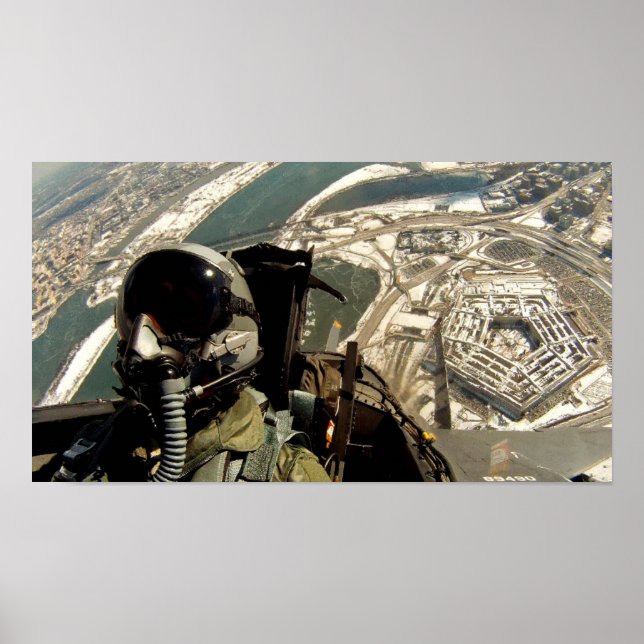 Pentagon Flyover Poster (Front)