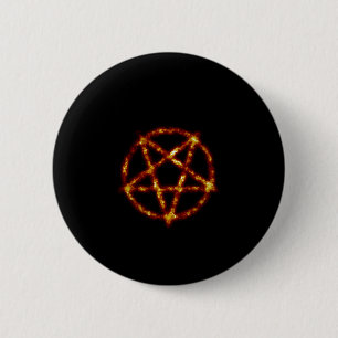 pentagram 2 inch round button