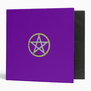 Pentagram Book of Shadows Spell Book Binder