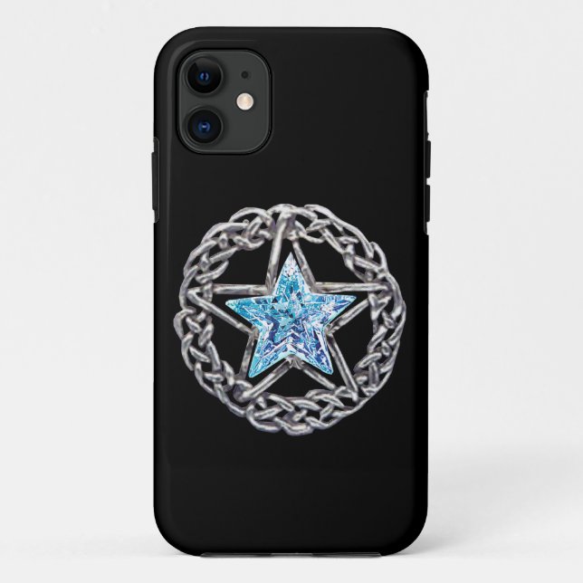 Pentagram Crystal Star iPhone 5 Coque (Dos)
