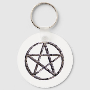 pentagram keychain