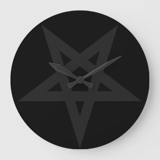 Pentagram Large Clock