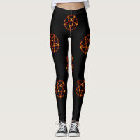 pentagram leggings