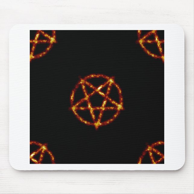 pentagram mouse pad (Front)