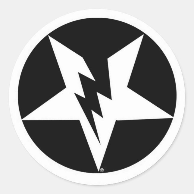 pentagram stickers (Front)