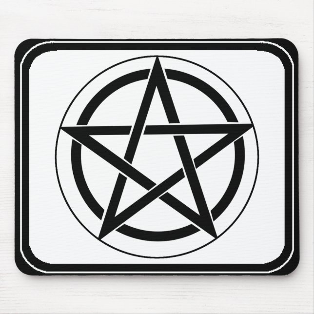 Pentagram Symbol Mouse Pad (Front)