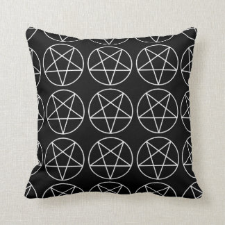 pentagram throw pillow