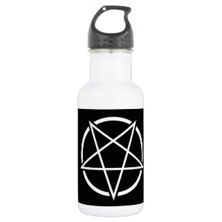 Pentagram (white) No.1 532 Ml Water Bottle