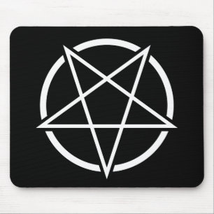 Pentagram (white) No.1 Mouse Pad