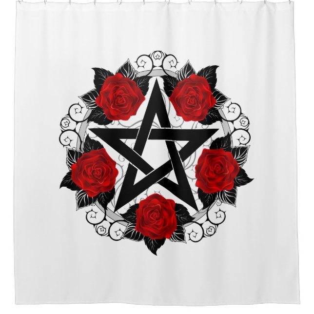 Pentagram with Red Roses (Front)