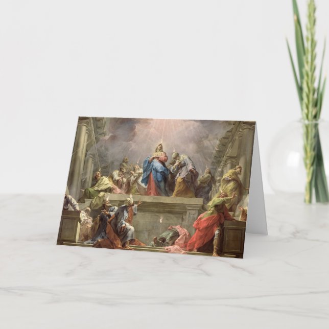 Pentecost, 1732 card (Front)