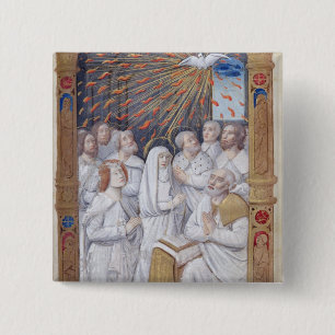 Pentecost 2 Inch Square Button