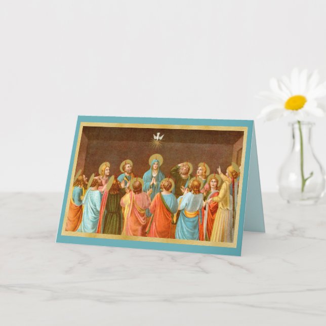 Pentecost:  Descent of the Holy Spirit (SB 01) Card (Small Plant)