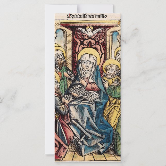 Pentecost scene after Easter Sunday (Front)