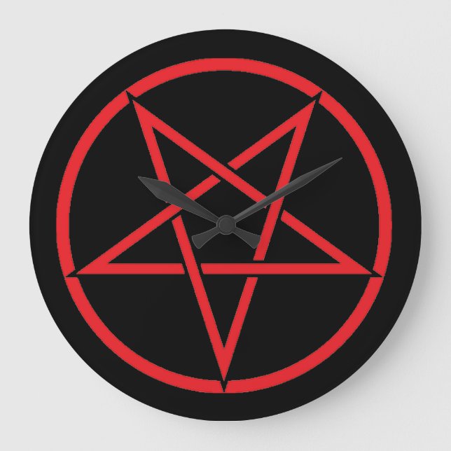 Pentegram Wall Clock (Front)