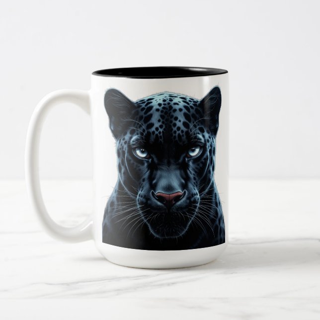 "Penther Mug – Bold Panther-Inspired Ceramic Mug  (Left)