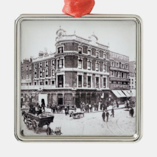 Pentonville Road scene, Islington, London Metal Ornament