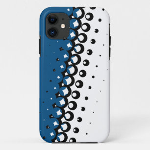 Penumbra Ivory (Blue) iPhone Case
