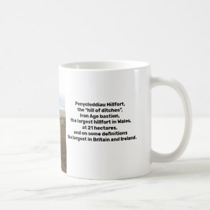 Penycloddiau Hillfort, largest hillfort in Wales, Coffee Mug