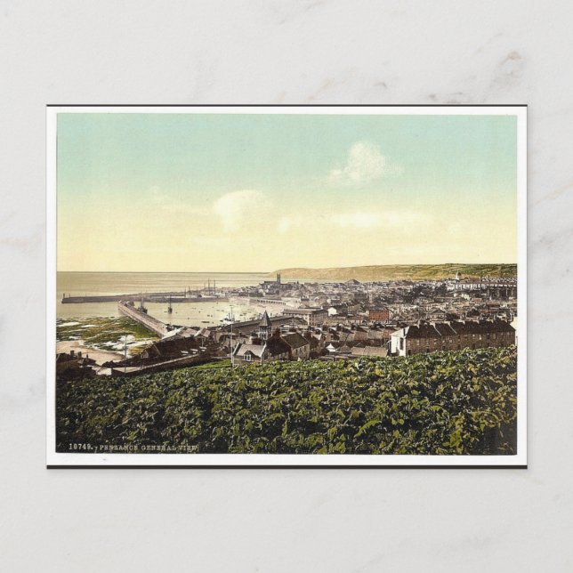 Penzance, general view, Cornwall, England classic Postcard (Front)