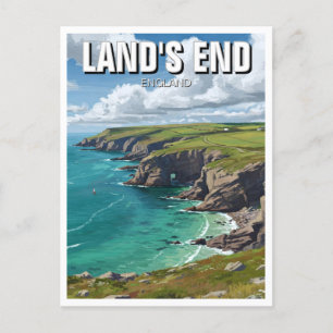 Penzance Land's End England Travel Postcard