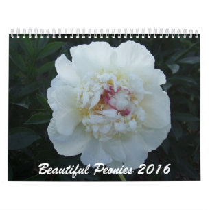 Peonies 2016 Flower Calendar