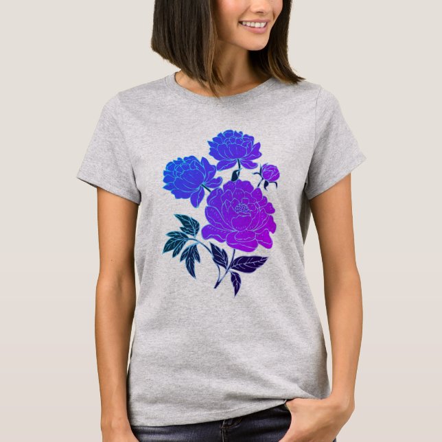 Peonies #3 T-Shirt (Front)
