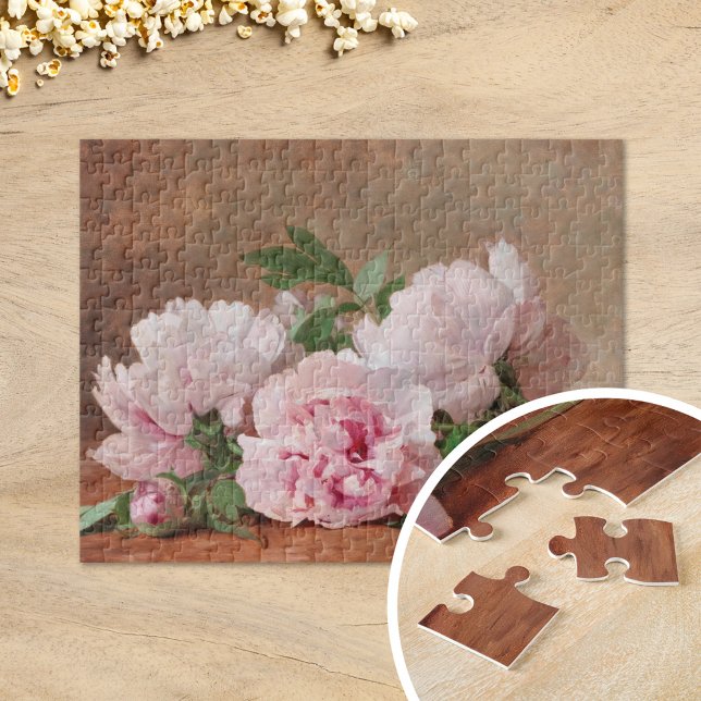 Peonies | Alexandre Gamba de Preydour Jigsaw Puzzle (Creator Uploaded)
