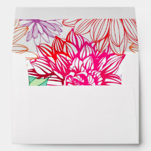 Peonies and Wildflowers Envelope
