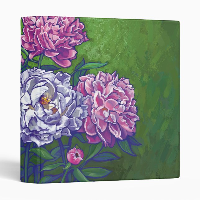 Peonies Binder (Front/Spine)