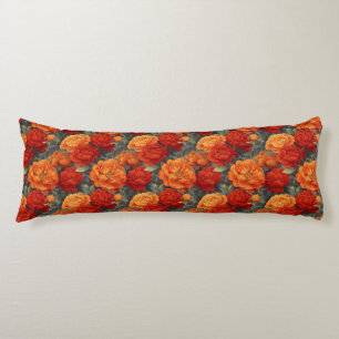 Peonies Bouquet Home Furnishings Hawaiian Nexk Body Pillow