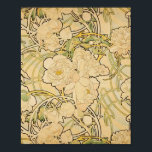 Peonies c1897 poster<br><div class="desc">Vintage fine art image by Czech artist from turn-of-century.</div>