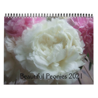 Peonies Calendar 2022