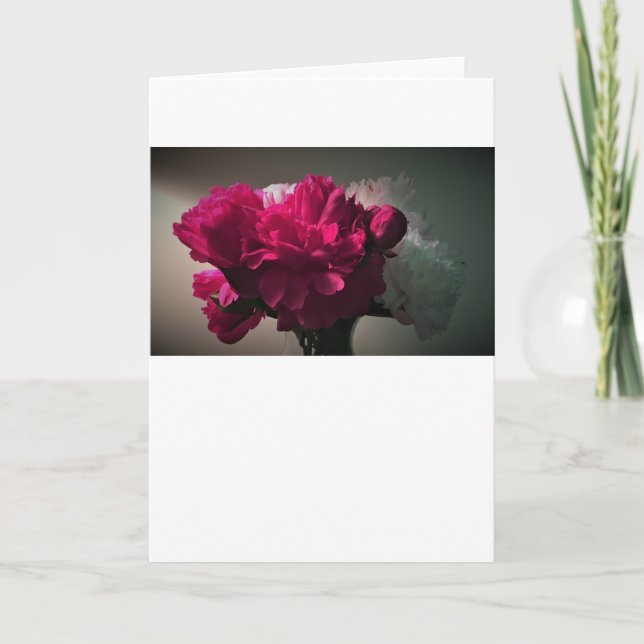 Peonies, carte (Devant)