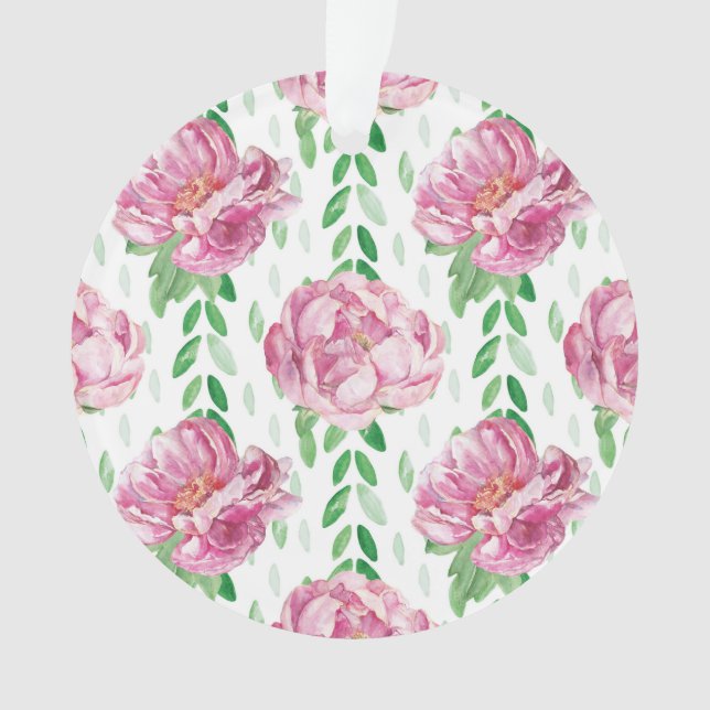 Peonies d'aquarelle rose (devant)