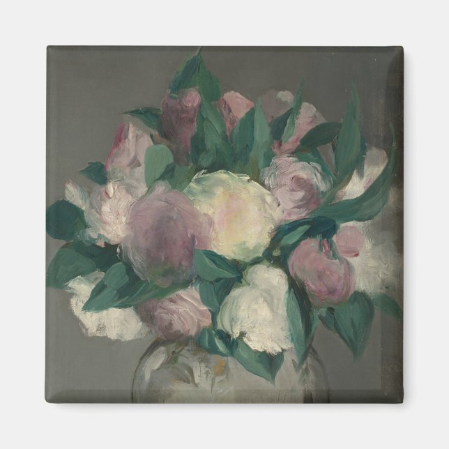 Peonies - Édouard Manet Magnet (Front)